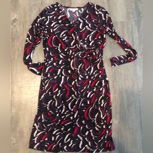 Dana Buchman stretch long sleeve dress size M